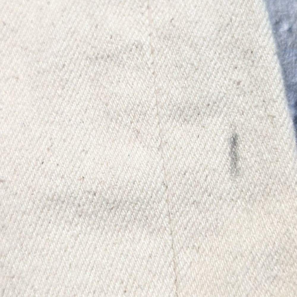 Still Here Cotton Childhood High-Rise Straight-Leg Jeans Cream Ecru 29 - Picture 7 of 13